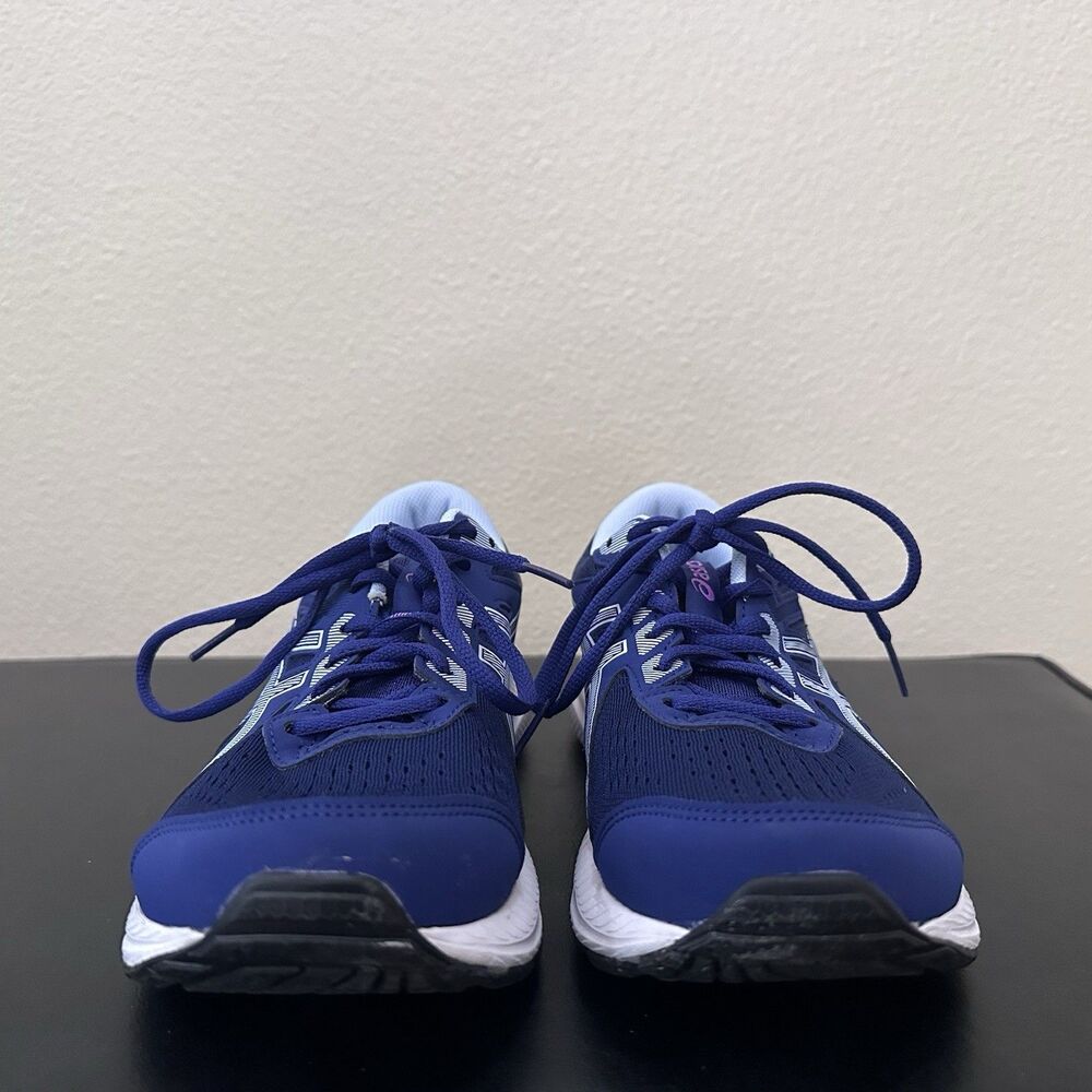 Asics Gel-Contend 8 Running Shoes Blue Womens 9  1012B320 Cushion Sneakers EUC - Picture 3 of 10